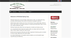 Desktop Screenshot of mcfarlandspring.com