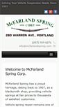 Mobile Screenshot of mcfarlandspring.com