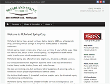 Tablet Screenshot of mcfarlandspring.com